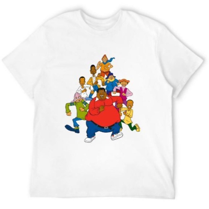 画像1:  Unisex"Fat Albert" & Cosby Graphic T-Shirt  男女兼用 ユニセックス 『ファット・アルバート』＆コスビー グラフィックプリント  半袖Tシャツ (1)