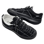 画像5: Unisex Leather Low-Cut Outdoor Lace-Up Sneakers ユニセックス男女兼用レザーローカットアウトドアレースアップスニーカー (5)
