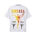 画像2:  Unisex Nirvana Classic Angel Short-Sleeve T-Shirt  男女兼用 ユニセックス ニルヴァーナクラシックエンジェル半袖Tシャツプリント   (2)