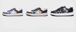 画像4: Paisley-accented leather lace-up sneakers shoes ユニセックス 男女兼用ペイズリーバンダナ柄ポイントレザー レースアップスニーカー (4)