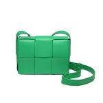 画像1: Unisex Mesh Woven Leather Mini Crossbody Bag  ユニセックス　男女兼用　メッシュ編み込みレザーミニクロスボディーバッグ (1)
