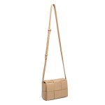 画像8: Unisex Mesh Woven Leather Mini Crossbody Bag  ユニセックス　男女兼用　メッシュ編み込みレザーミニクロスボディーバッグ (8)