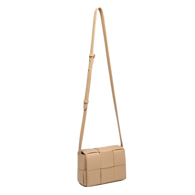 画像8: Unisex Mesh Woven Leather Mini Crossbody Bag  ユニセックス　男女兼用　メッシュ編み込みレザーミニクロスボディーバッグ (8)