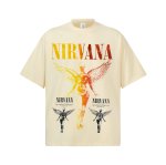画像3:  Unisex Nirvana Classic Angel Short-Sleeve T-Shirt  男女兼用 ユニセックス ニルヴァーナクラシックエンジェル半袖Tシャツプリント   (3)