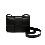 画像2: Unisex Mesh Woven Leather Mini Crossbody Bag  ユニセックス　男女兼用　メッシュ編み込みレザーミニクロスボディーバッグ (2)