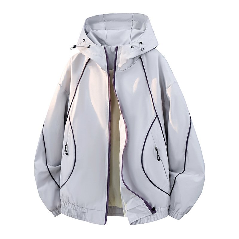 画像11: Unisex Basic Line Hoodie & Pants Set Jacket and Pants Set　フーディ＆パンツベーシックライン付きセットアップ上下  (11)