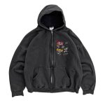 画像1: The Powerpuff Girls Zip-Up Hoodie　ユニセックス 男女兼用パワーパフガールズ ジップアップフーディパーカースウェット (1)