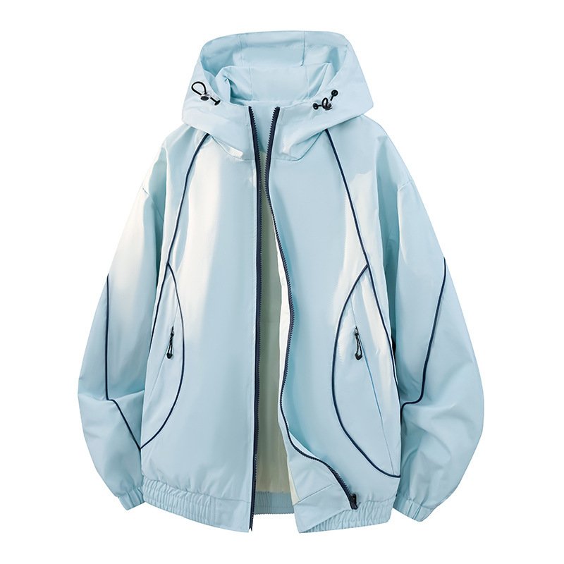 画像13: Unisex Basic Line Hoodie & Pants Set Jacket and Pants Set　フーディ＆パンツベーシックライン付きセットアップ上下  (13)