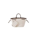 画像3: Canvas Stripe Tote N Bag　ストライプトートNバッグショッピングキャンバスバッグ (3)