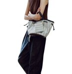 画像6: Canvas Stripe Tote N Bag　ストライプトートNバッグショッピングキャンバスバッグ (6)
