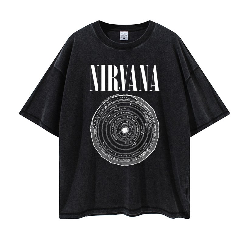 画像5: Unisex Nirvana In Utero rock band  print  T-Shirt    ニルヴァーナイン・ユーテロ  ロックバンドプリント ヴィンテージ風 古着風 半袖ラウンドネック Tシャツ ユニセックス 男女兼用 バンドT (5)