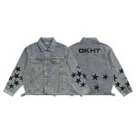 画像1: Star-print denim Jacket blouson  ユニセックス男女兼用 スタープリントGジャンジャケットブルゾン (1)