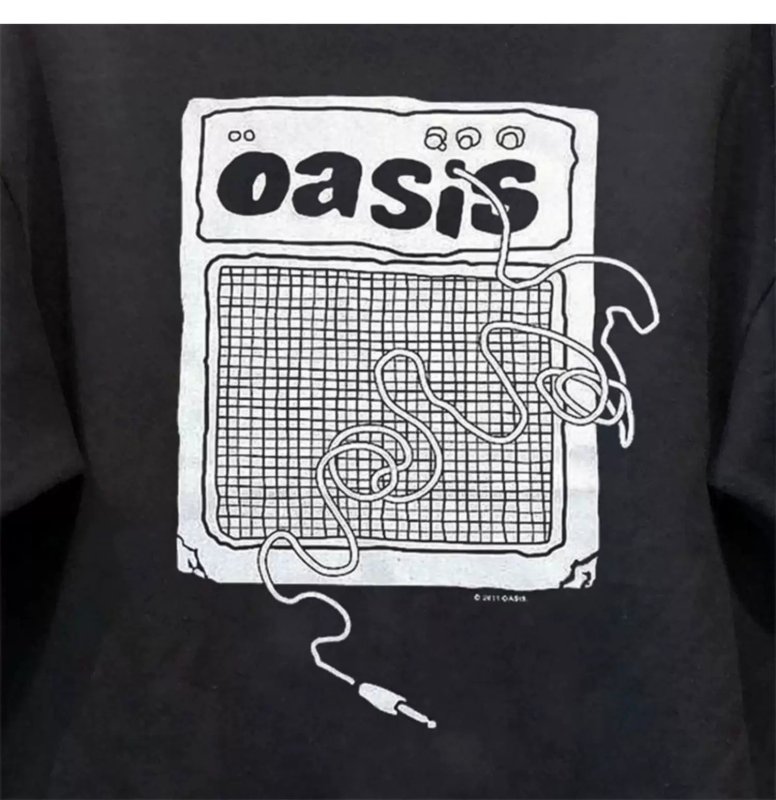 画像3: Oasis illustration band long sleeve sweatshirt ユニセックス 男女兼用オアシスイラストバンド長袖スウェットトレーナー (3)