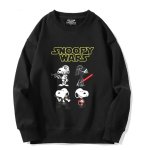 画像1: Snoopy Wars x Star Wars Print Sweatshirt ユニセックス 男女兼用 スヌーピーウォーズ×スターウォーズプリント スウェットトレーナー (1)