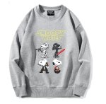 画像2: Snoopy Wars x Star Wars Print Sweatshirt ユニセックス 男女兼用 スヌーピーウォーズ×スターウォーズプリント スウェットトレーナー (2)