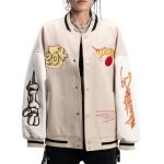 画像5: ASTRO BOY EMBROIDERED STADIUM JACKET uniform jacket blouson  ユニセックス 男女兼用アストロボーイ刺繍スタジアムジャンパー スタジャンジャケット ブルゾン (5)