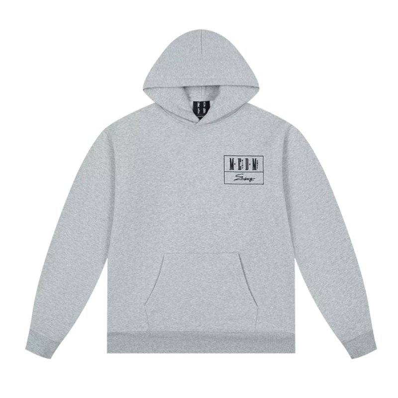 画像4: 26 M.E.D.M MEDM Sweat Hoodie & Pants ユニセックス メンズ 男女兼用 クリーンフィット ルーズ ロゴ スウェット パーカー トレーナー & パンツ セット MR. ENJOY DA MONEY ミスターエンジョイダマネー (4)