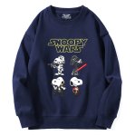 画像3: Snoopy Wars x Star Wars Print Sweatshirt ユニセックス 男女兼用 スヌーピーウォーズ×スターウォーズプリント スウェットトレーナー (3)