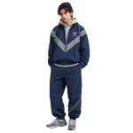 画像1: US Military Style Air Force PTU Windbreaker Jacket Training Sportswear Nylon Set up Matching Set Jacket + Pant ユニセックス 男女兼用 米軍 エアフォース マッチングセット ナイロン セットアップ 上下 (1)