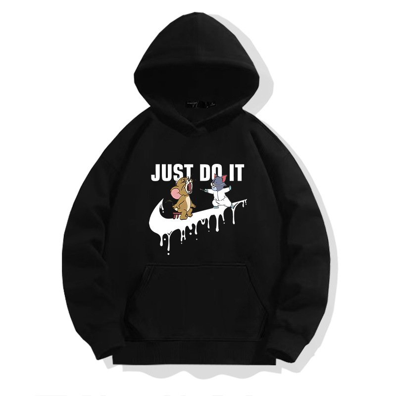 画像2: Nasa Tom & Jerry Swoosh print Sweat Hoodie  ユニセックス 男女兼用 ナサ トムとジェリー トム＆ジェリー スウッシュ プリント スウェットパーカー (2)