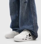 画像7: Unisex Graphic Art Lace-Up Leather Sneakerssneakers　ユニセックス男女兼用厚底レザーグラフィックアートレースアップスニーカーシューズ (7)
