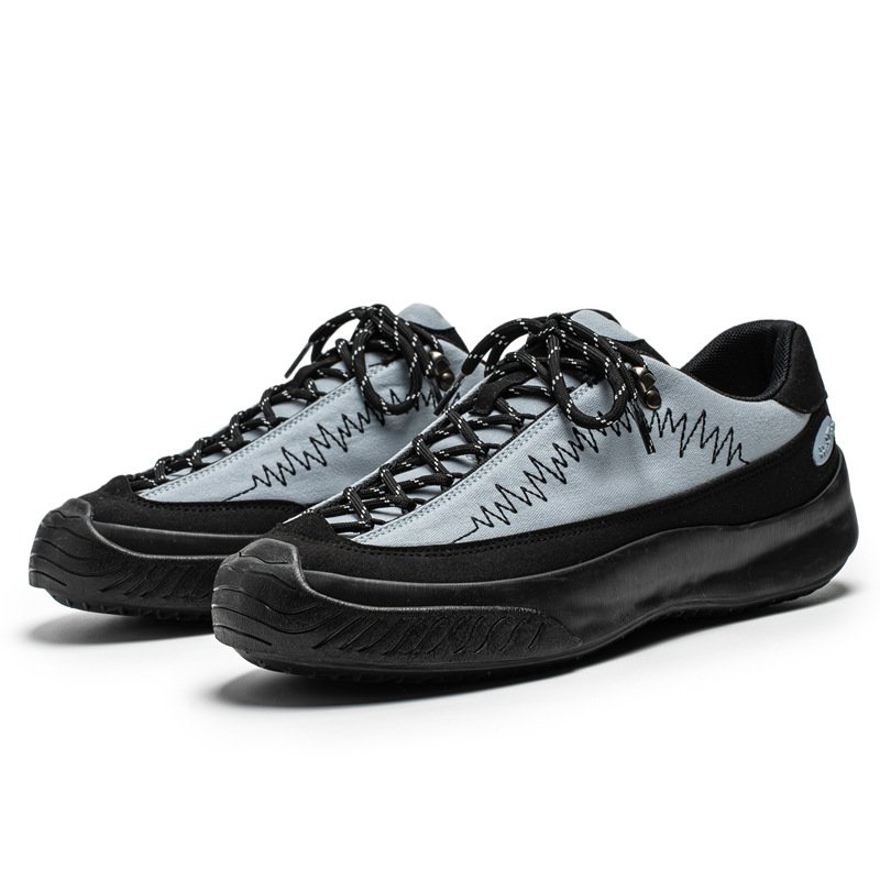 画像2: Unisex Lace-up outdoor trekking-style sneakers　ユニセックス男女兼用レースアップアウトドアトレッキングシューズスタイルスニーカーシューズ (2)