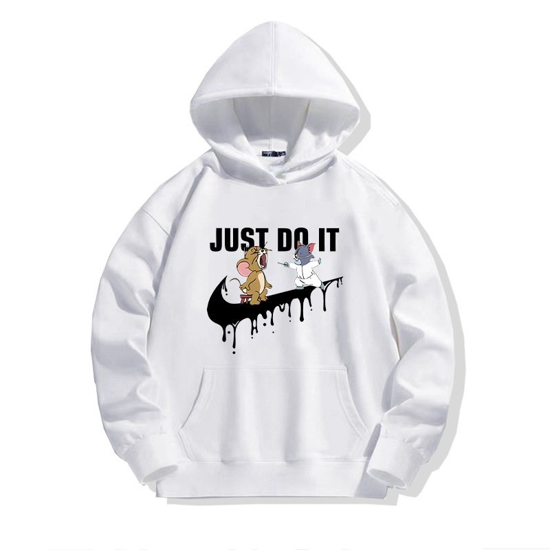 画像3: Nasa Tom & Jerry Swoosh print Sweat Hoodie  ユニセックス 男女兼用 ナサ トムとジェリー トム＆ジェリー スウッシュ プリント スウェットパーカー (3)