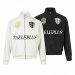 画像1: Emblem-Print Stand-Collar Zip-Up Sweat Jacket blouson ユニセックス男女兼用エンブレムプリントスタンドカラージップアップスタジアムジャンパー スタジャン ジャケットブルゾン (1)