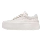 画像1: Unisex  men's thick soled platform casual sneakers chunky lace-up sneakers ユニセックス 男女兼用 メンズ 厚底 チャンキーソール レースアップ スニーカー 大きなサイズあり (1)