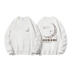 画像1: Paisley Moon sweat shirts ユニセックス 男女兼用 ペイズリー 月 ムーン プリント スウェットトレーナー (1)