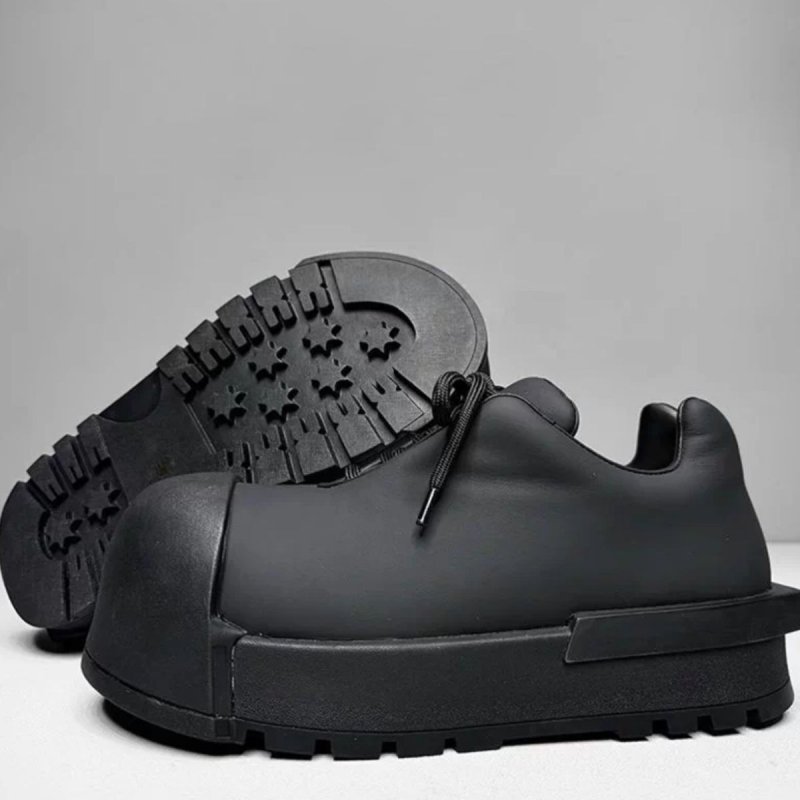 画像7: Men's Thick Soled Low Boots ユニセックス 男女兼用 厚底 スニーカーブーツ (7)