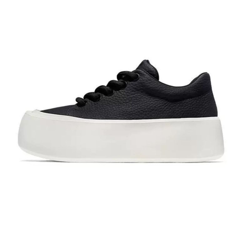 画像2: Unisex  men's thick soled platform casual sneakers chunky lace-up sneakers ユニセックス 男女兼用 メンズ 厚底 チャンキーソール レースアップ スニーカー 大きなサイズあり (2)