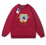 画像4: Colorful SpongeBob& Patrick sweat shirts ユニセックス 男女兼用 カラフルスポンジボブ＆パトリック プリント スウェットトレーナー (4)