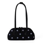 画像1: Polka-dot mini tote/shoulder/underarm Boston bag　ドット水玉柄ミニトートショルダーアンダーアームボストンバッグ (1)