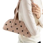 画像5: Polka-dot mini tote/shoulder/underarm Boston bag　ドット水玉柄ミニトートショルダーアンダーアームボストンバッグ (5)