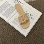画像9: Flat leather sandals slippers フラット ピッグノーズ ジェリーサンダル スリッパ    (9)