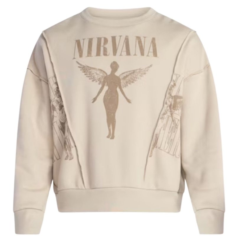 画像1: Nirvana Men's In Utero Crewneck Sweatshirt sweat ユニセックス 男女兼用ニルヴァーナ イン・ユーテロ クルーネックスウェットシャツ トレーナー (1)