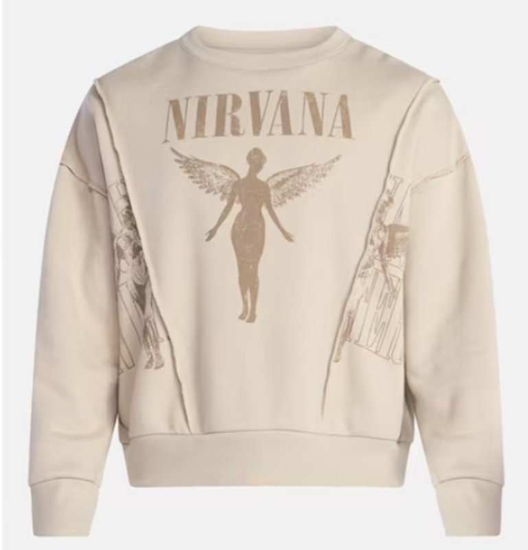 画像4: Nirvana Men's In Utero Crewneck Sweatshirt sweat ユニセックス 男女兼用ニルヴァーナ イン・ユーテロ クルーネックスウェットシャツ トレーナー (4)