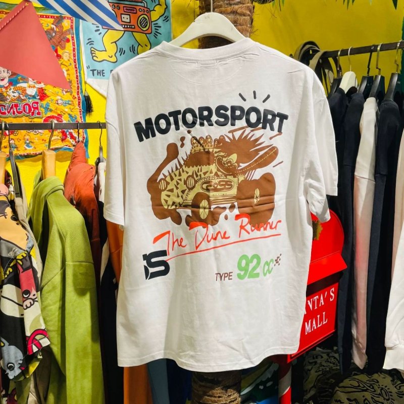 画像4: Motorsport print short sleeve t-shirt　ユニセックス 男女兼用モータースポーツグラフィックプリント半袖Tシャツ (4)