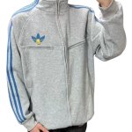 画像3: Bart Simpson Small-Logo Zip-Up Sweat Jacket baseball uniform jacket blouson ユニセックス男女兼用ワンポイントバートシンプソン スウェットジップアップジャケットスタジャン ブルゾン (3)