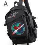 画像2: NASA x Astronaut Backpack BAG ユニセックス男女兼用 NASA×宇宙×宇宙飛行士&プリンバックパック トートショルダーバッグ (2)