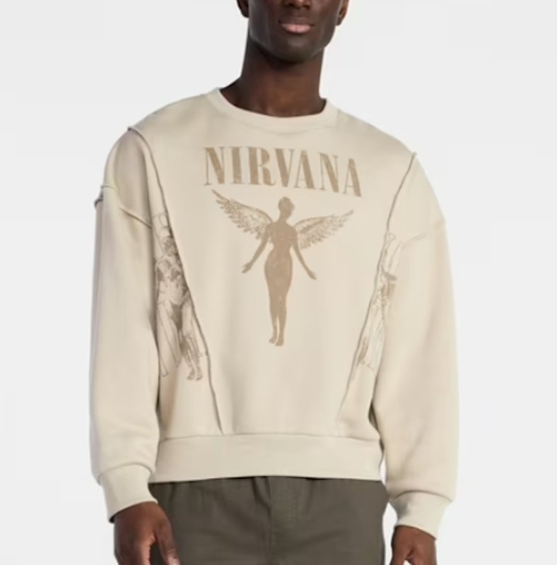 画像2: Nirvana Men's In Utero Crewneck Sweatshirt sweat ユニセックス 男女兼用ニルヴァーナ イン・ユーテロ クルーネックスウェットシャツ トレーナー (2)