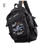 画像6: NASA x Astronaut Backpack BAG ユニセックス男女兼用 NASA×宇宙×宇宙飛行士&プリンバックパック トートショルダーバッグ (6)