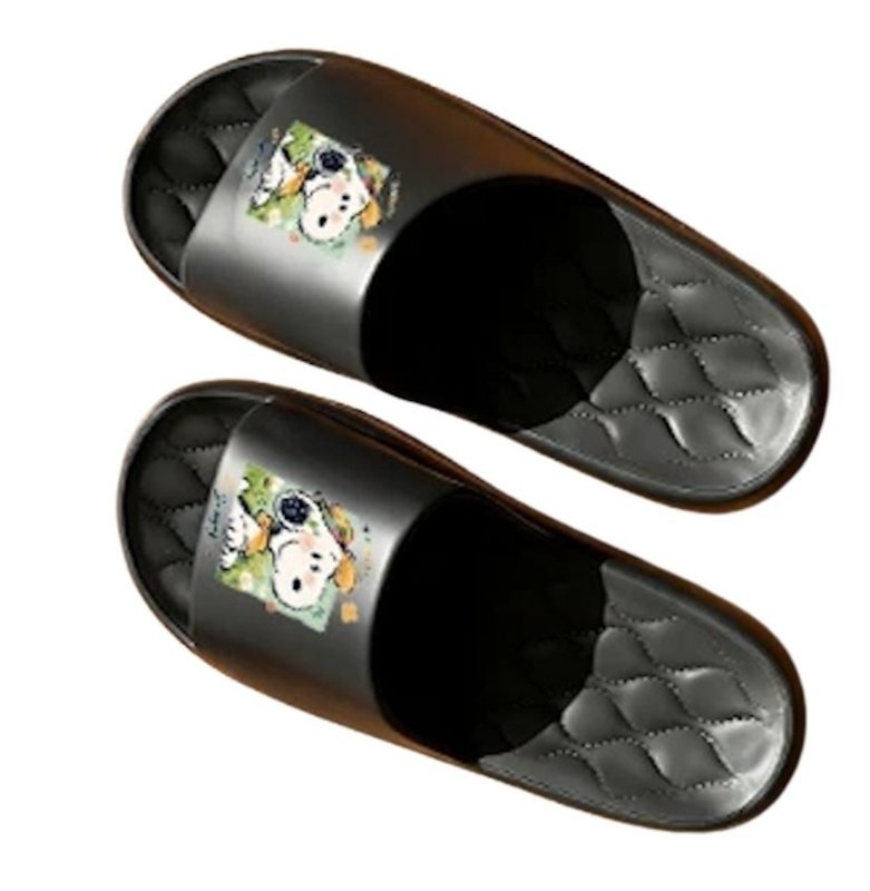 画像1: Unisex Smiling Snoopy Sandals Slippers  男女兼用 ユニセックススマイルスヌーピーサンダル スリッパ シューズ (1)