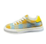 画像3: UnisexCheckered Damier Lace-Up Platform Sneakers 　ユニセックス 男女兼用 チェックダミエレースアッププラットフォームスニーカー (3)