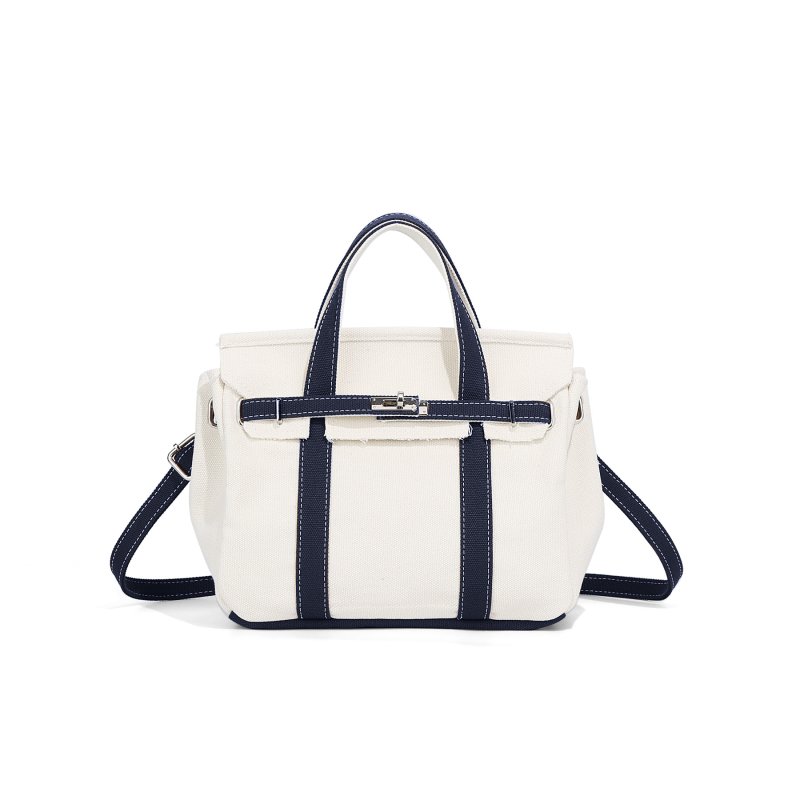 画像3: Small Canvas Boat Canvas Tote Bag BOATKIN BAG BK Piping Tote Bag  キャンバス パイピング ボートキン トート バッグ スモール (3)