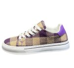 画像1: UnisexCheckered Damier Lace-Up Platform Sneakers 　ユニセックス 男女兼用 チェックダミエレースアッププラットフォームスニーカー (1)