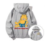 画像4: Unisex Relaxed Garfield Hoodie　ユニセックス 男女兼用リラックスガーフィールドプリント フーディーパーカースウェット (4)