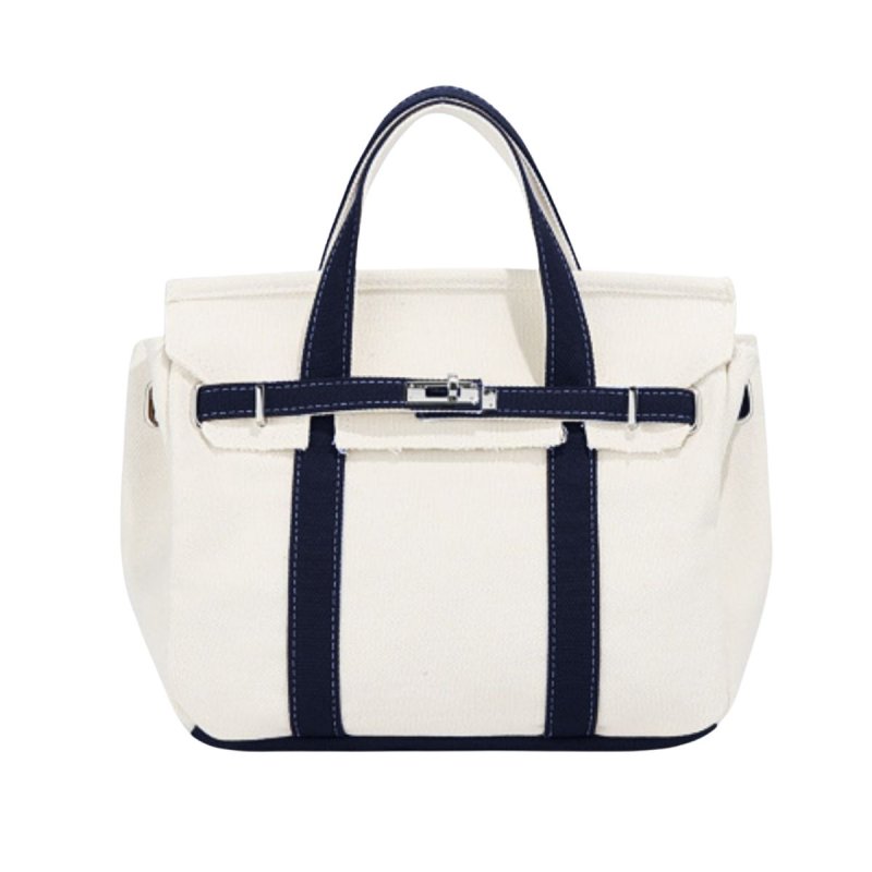 画像1: Small Canvas Boat Canvas Tote Bag BOATKIN BAG BK Piping Tote Bag  キャンバス パイピング ボートキン トート バッグ スモール (1)