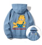 画像9: Unisex Relaxed Garfield Hoodie　ユニセックス 男女兼用リラックスガーフィールドプリント フーディーパーカースウェット (9)